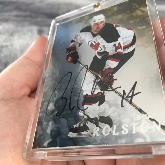 Brain Rolston NHL Autograph Card - Picture 3 of 5